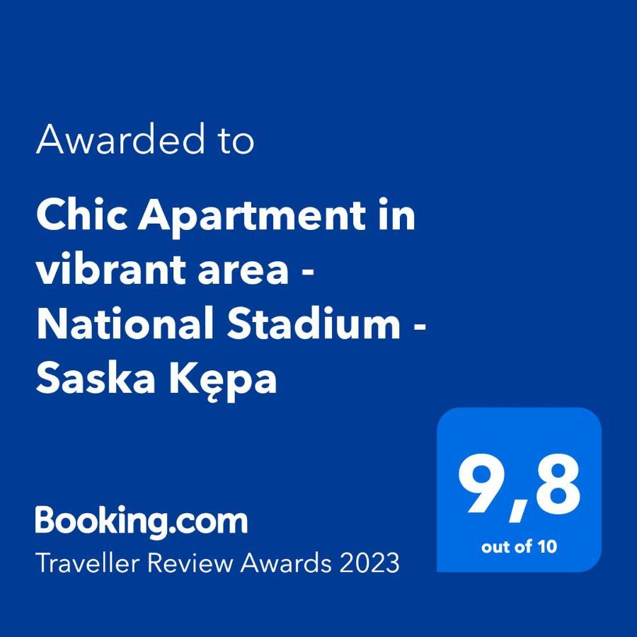 Chic Apartment In Vibrant Area - National Stadium - Saska Kepa Warsaw Luaran gambar